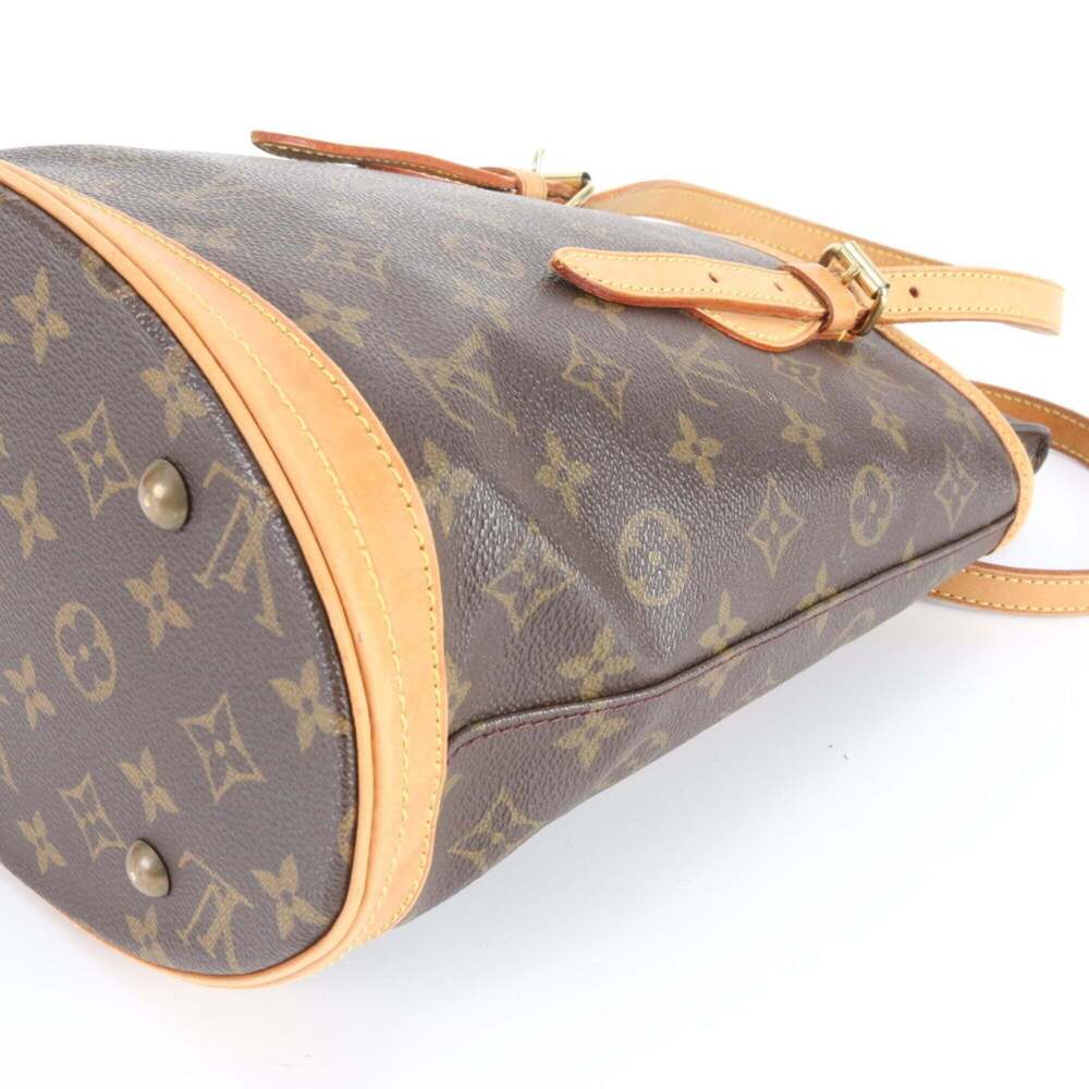 LOUIS VUITTON Brown Monogram Leather Tote Bag - Picture 4 of 11